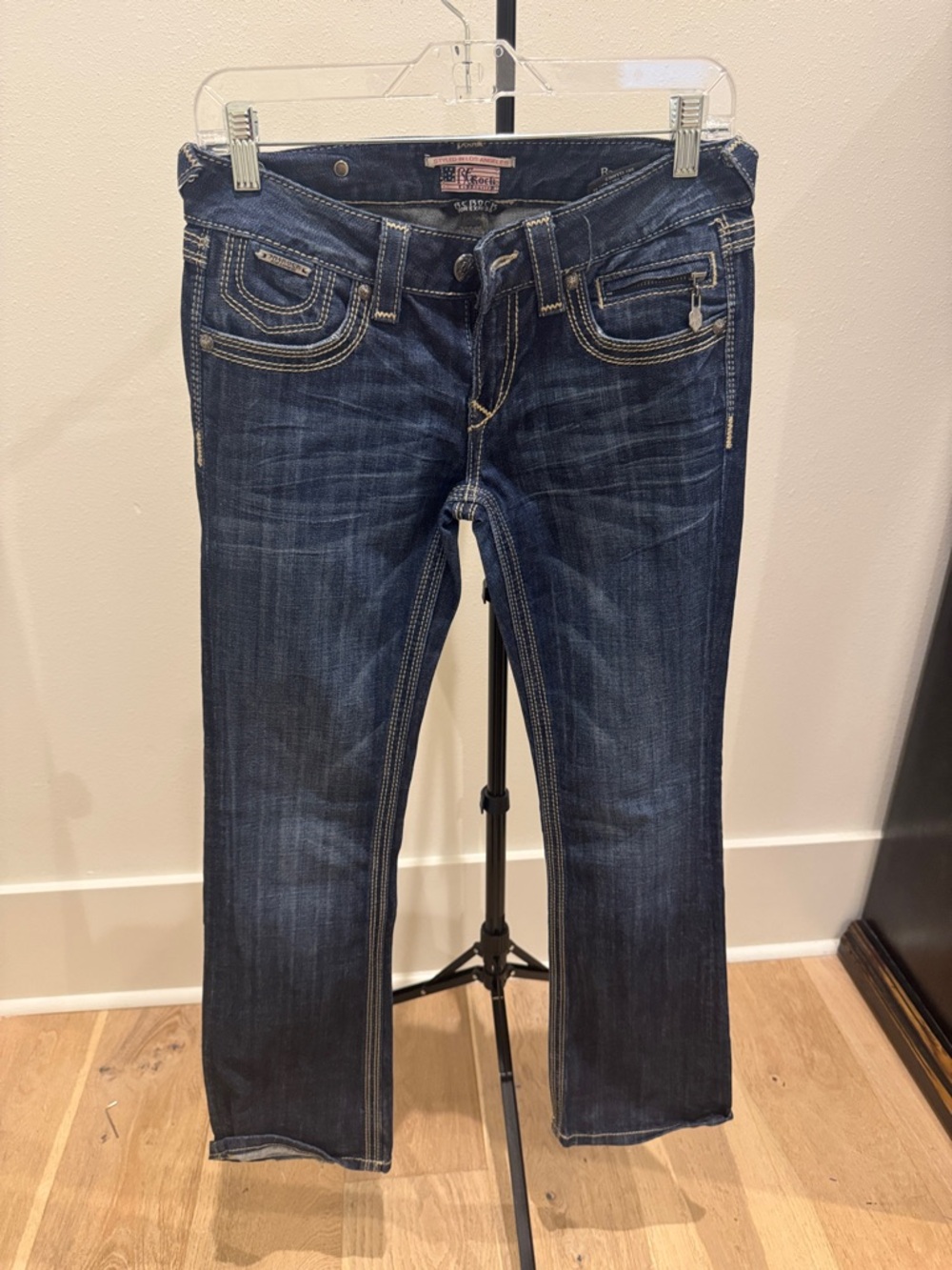 Y2K Dark Blue bootcut Leg Jeans - Classic Women's‎ Denim